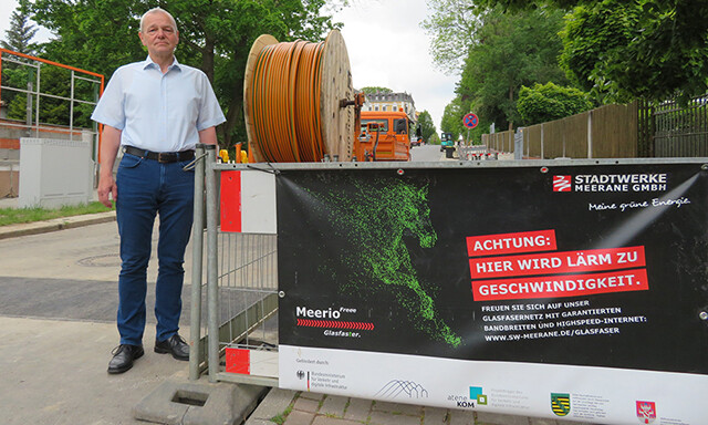 Der Breitbandausbau ist ein neues Geschäftsfeld für die Stadtwerke Meerane