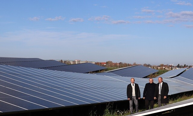 Einweihung Solarpark Meerane